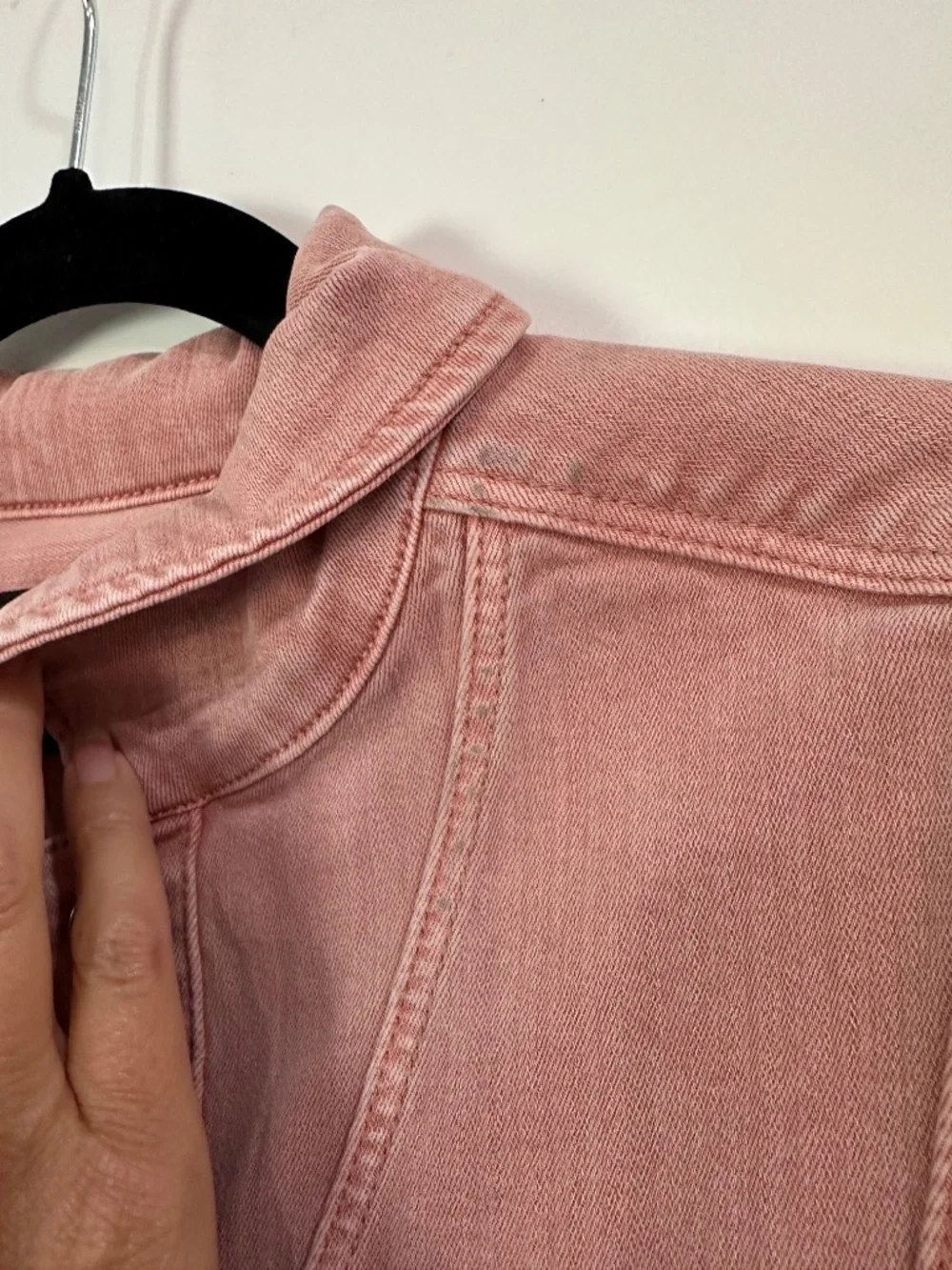 Liverpool Stretch Denim Jacket - Light Pink
